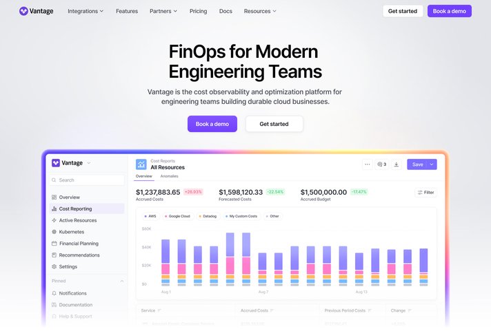 Vantage website